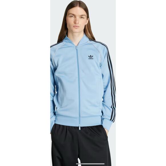 NEW ADIDAS ORIGINALS Adicolor Men's Tracksuit Size Small Ash Blue/ Blue - Picture 6 of 9